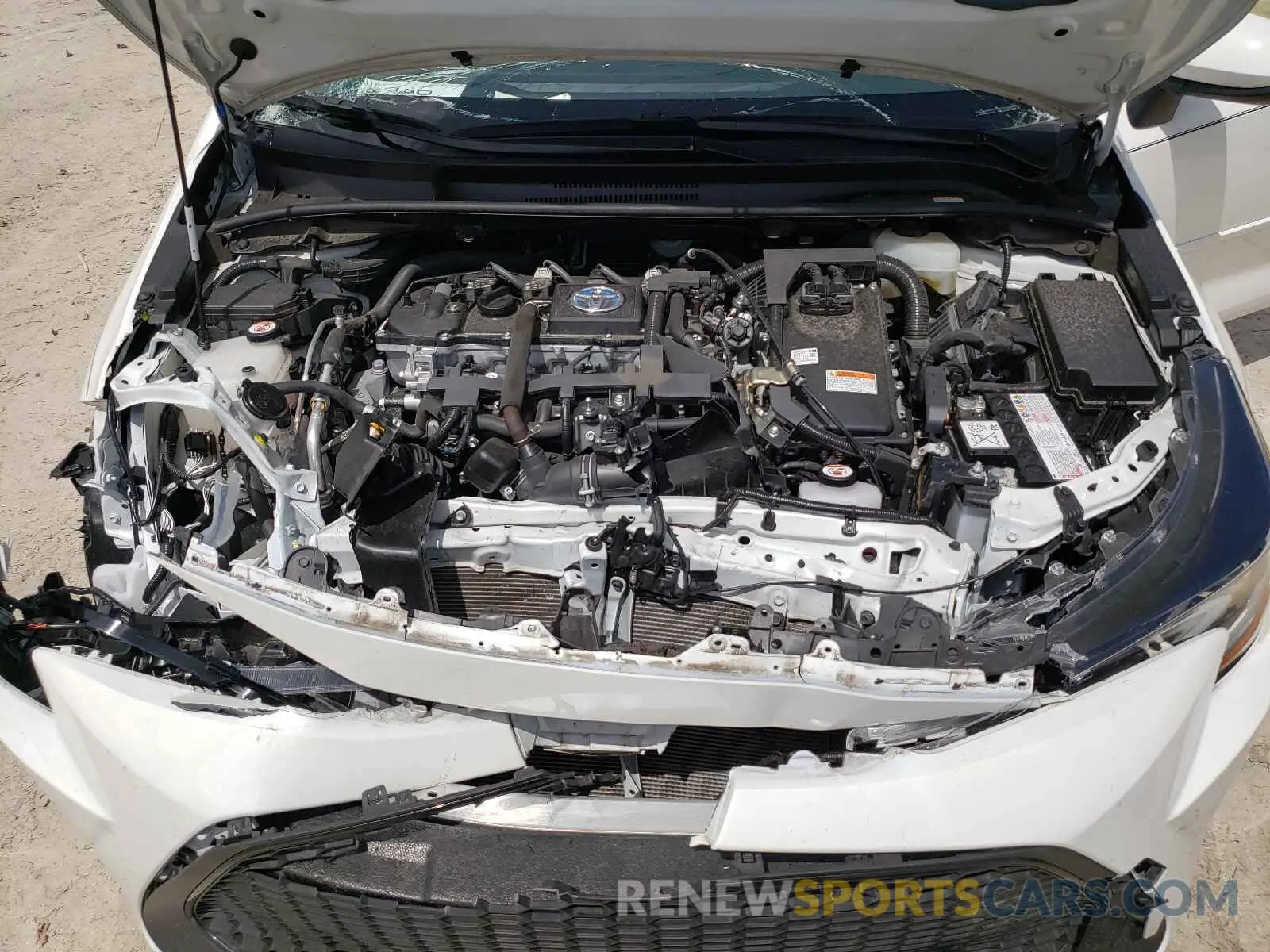 7 fotografías del automóvil dañado JTDEBRBE5LJ023771 TOYOTA COROLLA 2020