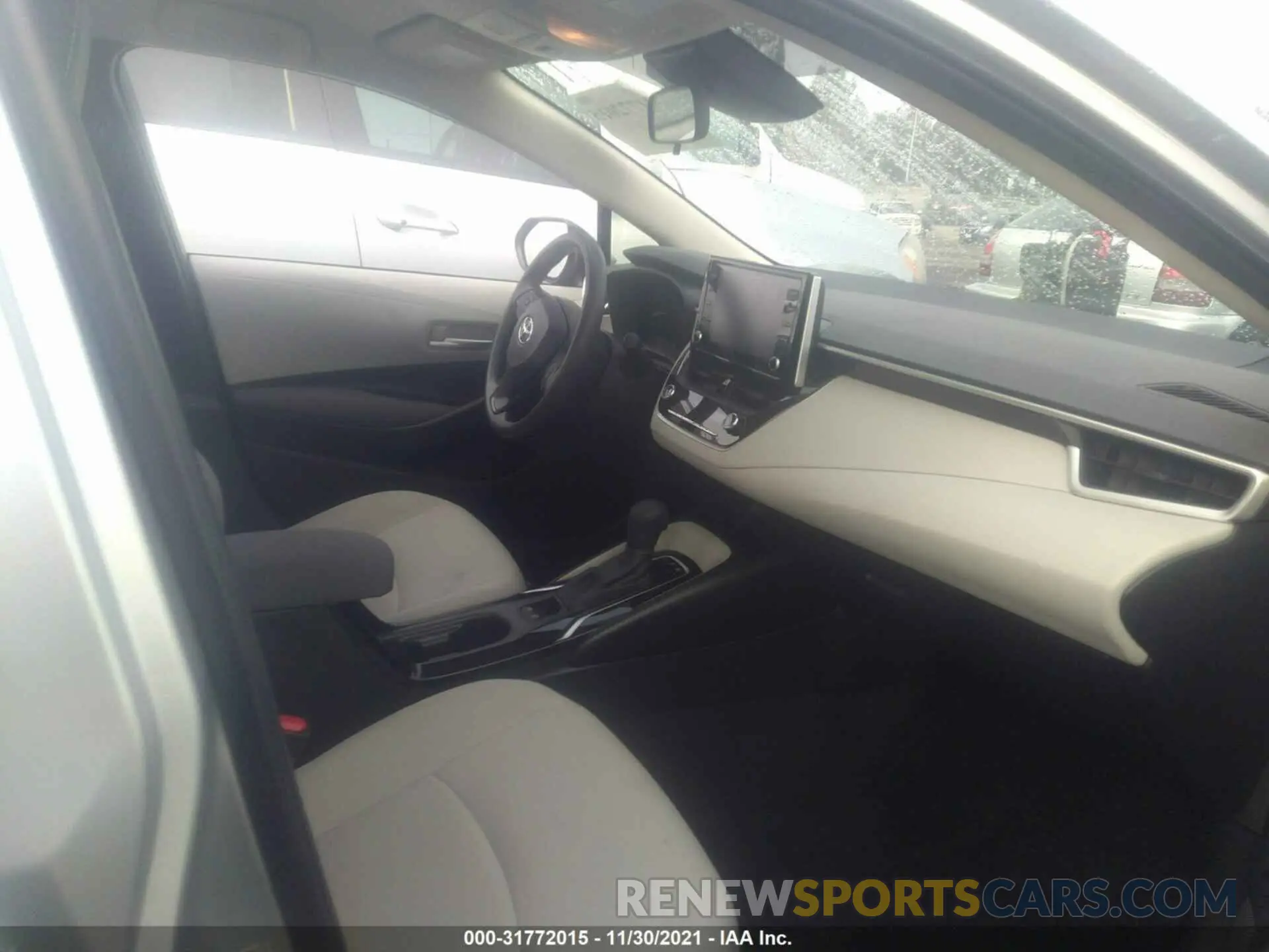 5 fotografías del automóvil dañado JTDEBRBE5LJ024533 TOYOTA COROLLA 2020