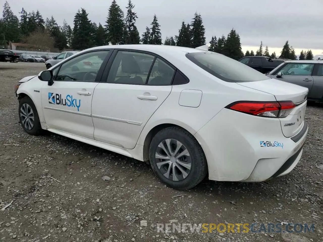 2 fotografías del automóvil dañado JTDEBRBE5LJ025424 TOYOTA COROLLA 2020