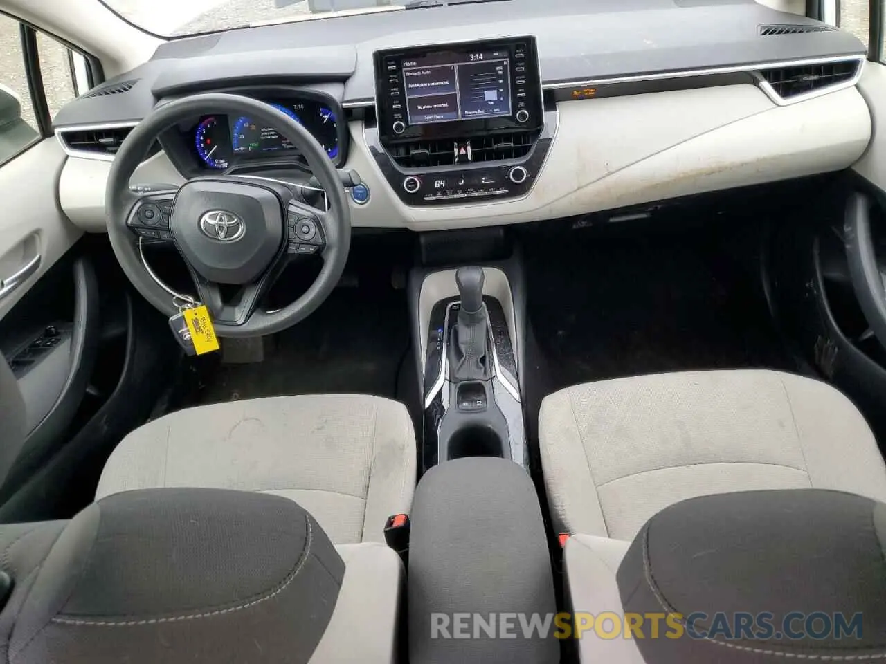 8 fotografías del automóvil dañado JTDEBRBE5LJ025424 TOYOTA COROLLA 2020