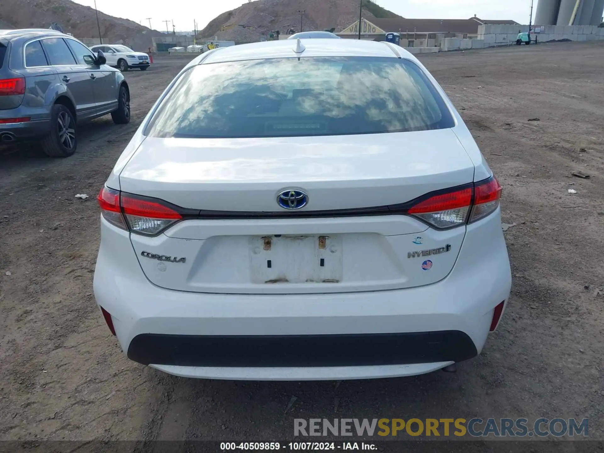 16 fotografías del automóvil dañado JTDEBRBE6LJ008860 TOYOTA COROLLA 2020