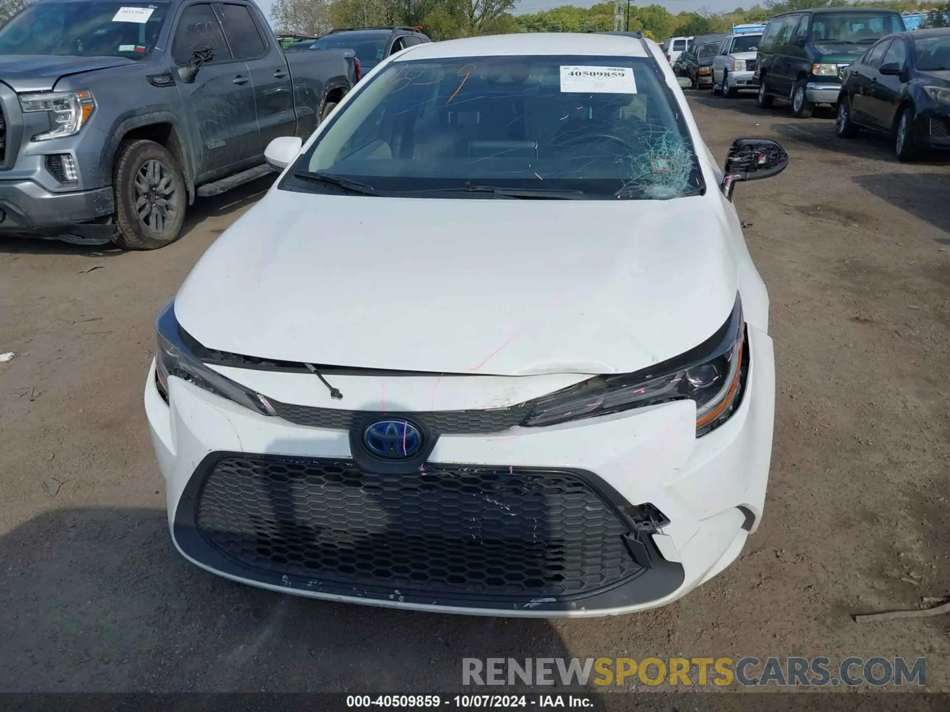 6 fotografías del automóvil dañado JTDEBRBE6LJ008860 TOYOTA COROLLA 2020