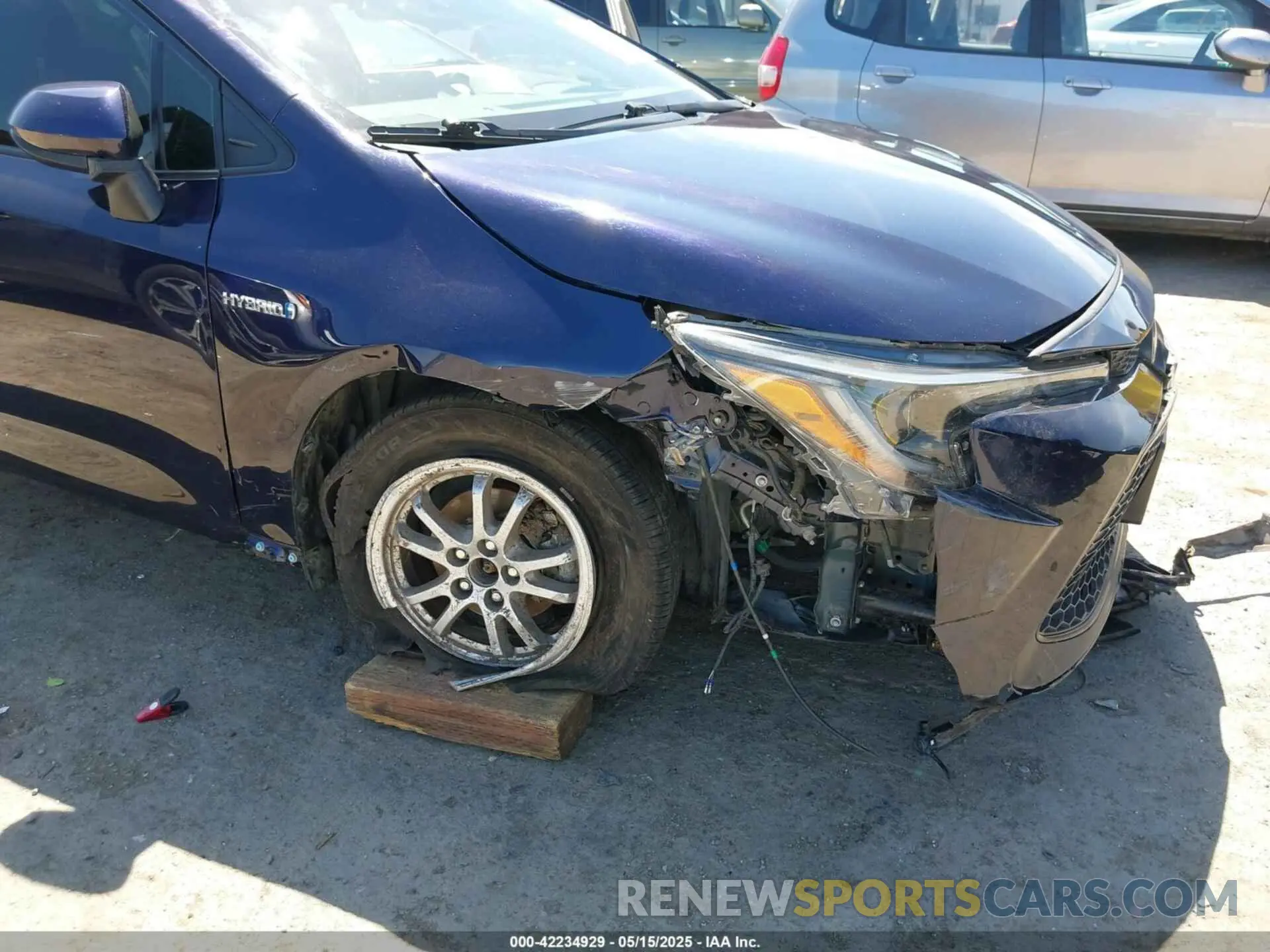 6 fotografías del automóvil dañado JTDEBRBE6LJ011130 TOYOTA COROLLA 2020