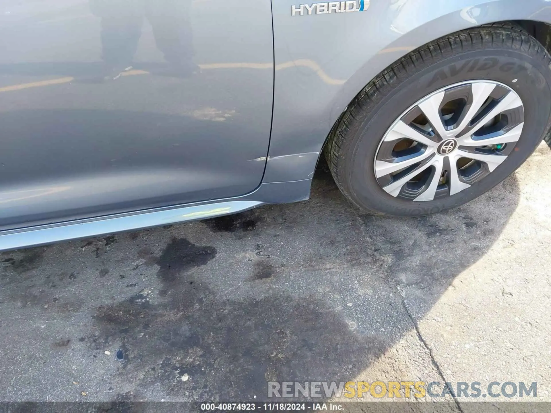 19 fotografías del automóvil dañado JTDEBRBE6LJ015274 TOYOTA COROLLA 2020
