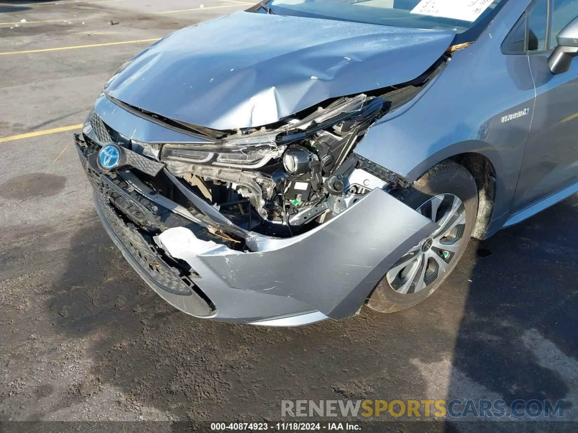 6 fotografías del automóvil dañado JTDEBRBE6LJ015274 TOYOTA COROLLA 2020