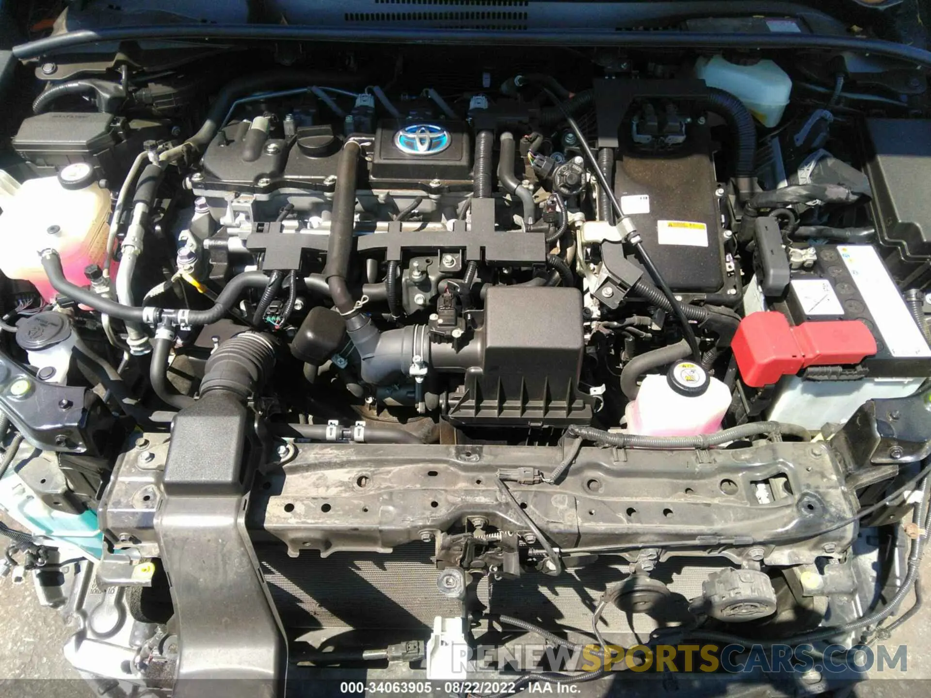 10 fotografías del automóvil dañado JTDEBRBE6LJ017252 TOYOTA COROLLA 2020