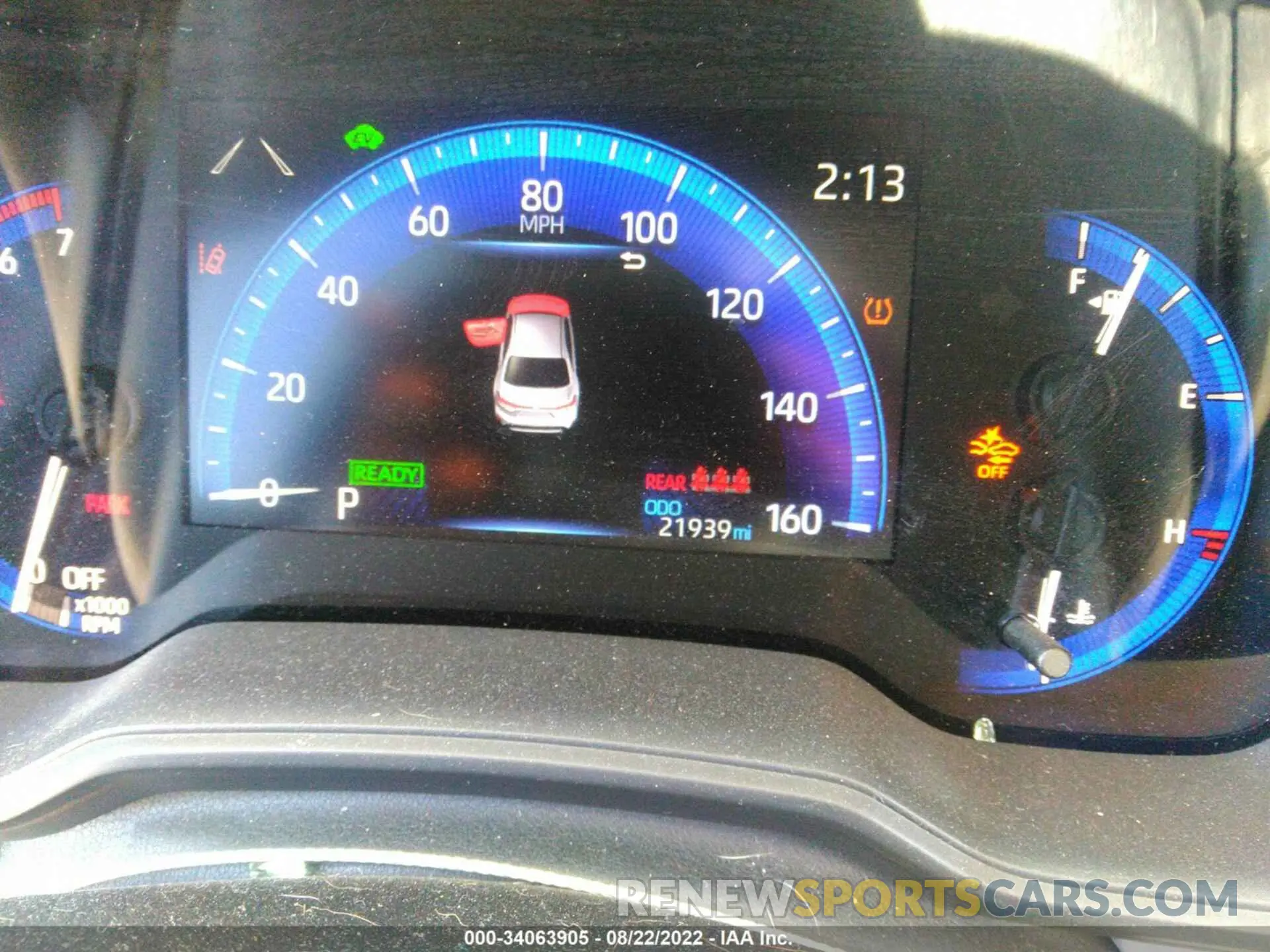 7 fotografías del automóvil dañado JTDEBRBE6LJ017252 TOYOTA COROLLA 2020