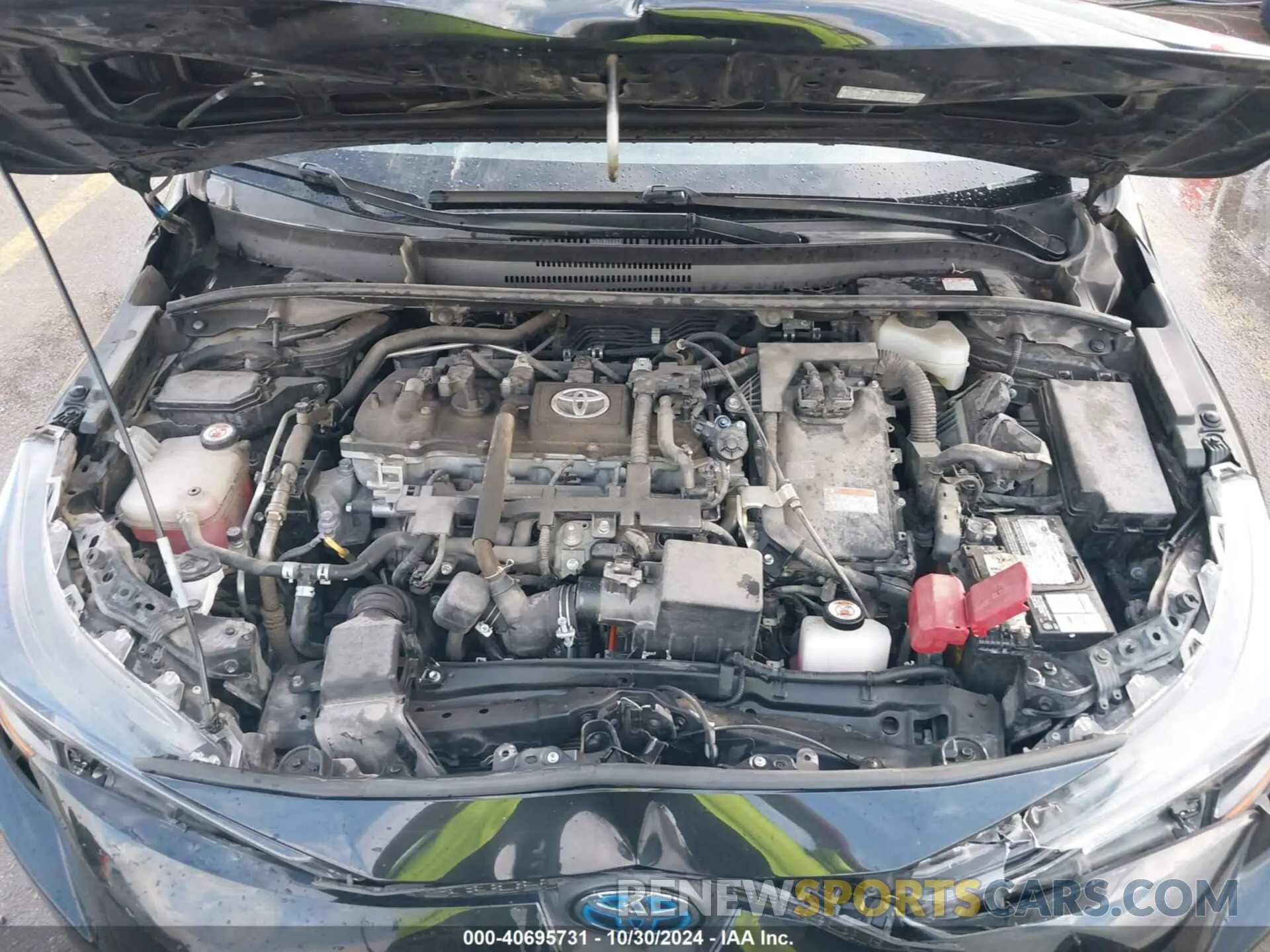 10 fotografías del automóvil dañado JTDEBRBE6LJ027246 TOYOTA COROLLA 2020