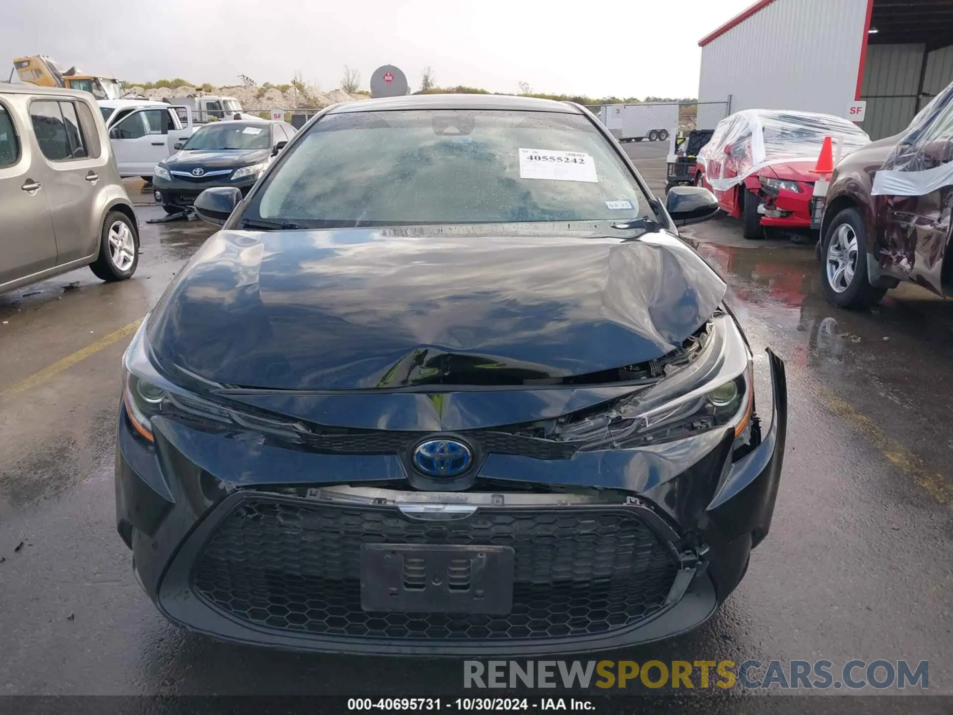 12 fotografías del automóvil dañado JTDEBRBE6LJ027246 TOYOTA COROLLA 2020