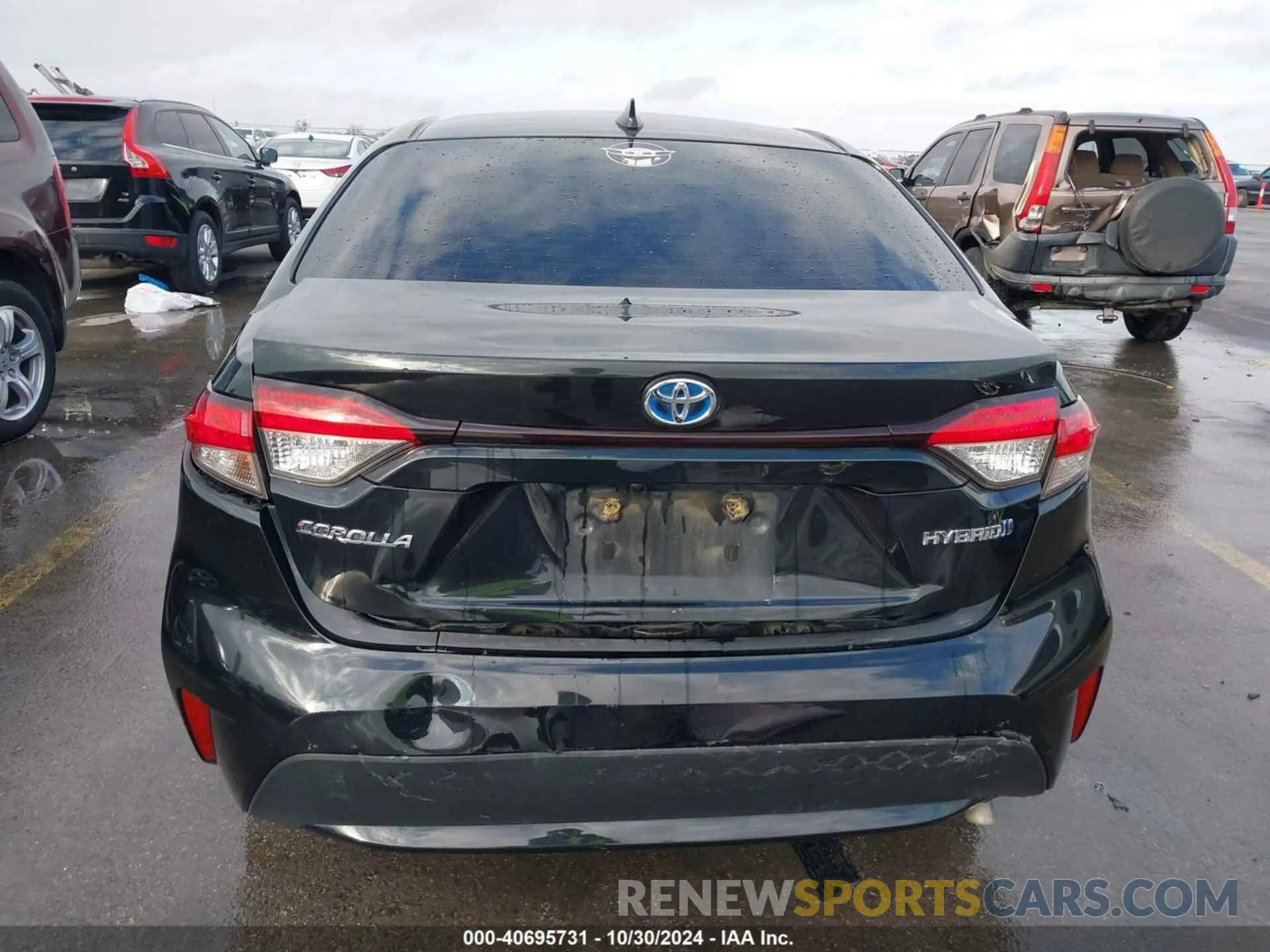 16 fotografías del automóvil dañado JTDEBRBE6LJ027246 TOYOTA COROLLA 2020