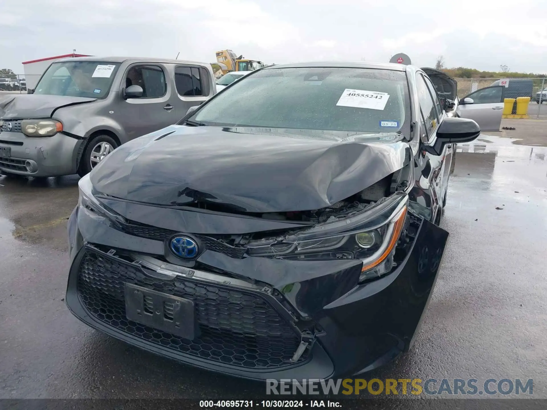 6 fotografías del automóvil dañado JTDEBRBE6LJ027246 TOYOTA COROLLA 2020