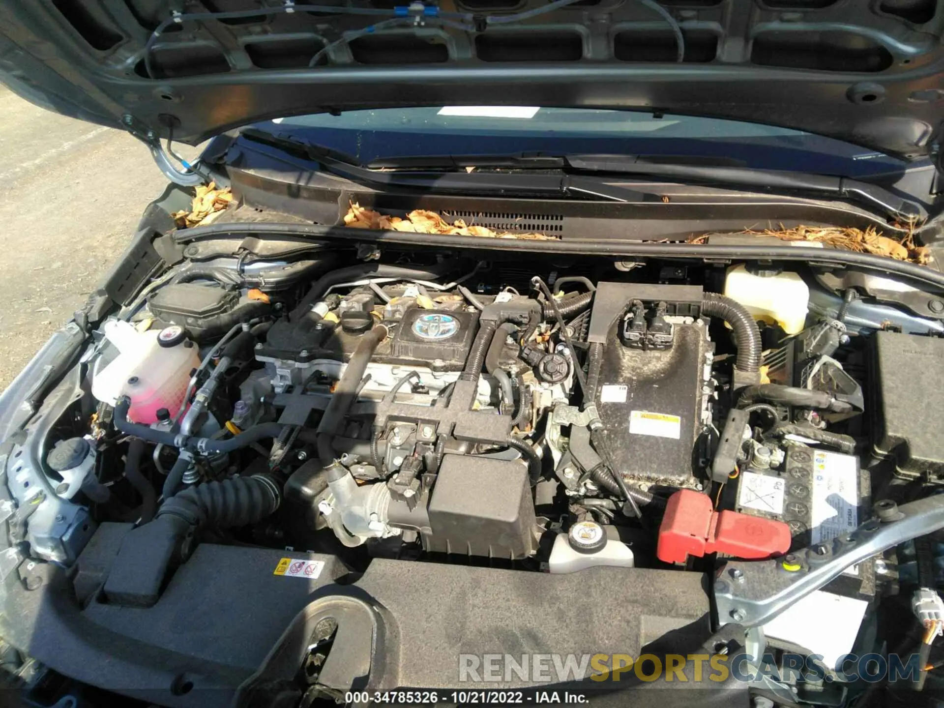 10 fotografías del automóvil dañado JTDEBRBE6LJ029448 TOYOTA COROLLA 2020