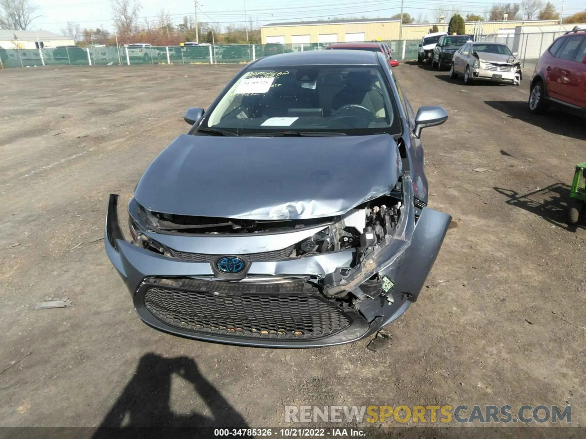 6 fotografías del automóvil dañado JTDEBRBE6LJ029448 TOYOTA COROLLA 2020