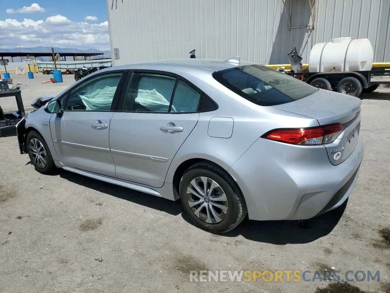 2 fotografías del automóvil dañado JTDEBRBE7LJ009287 TOYOTA COROLLA 2020