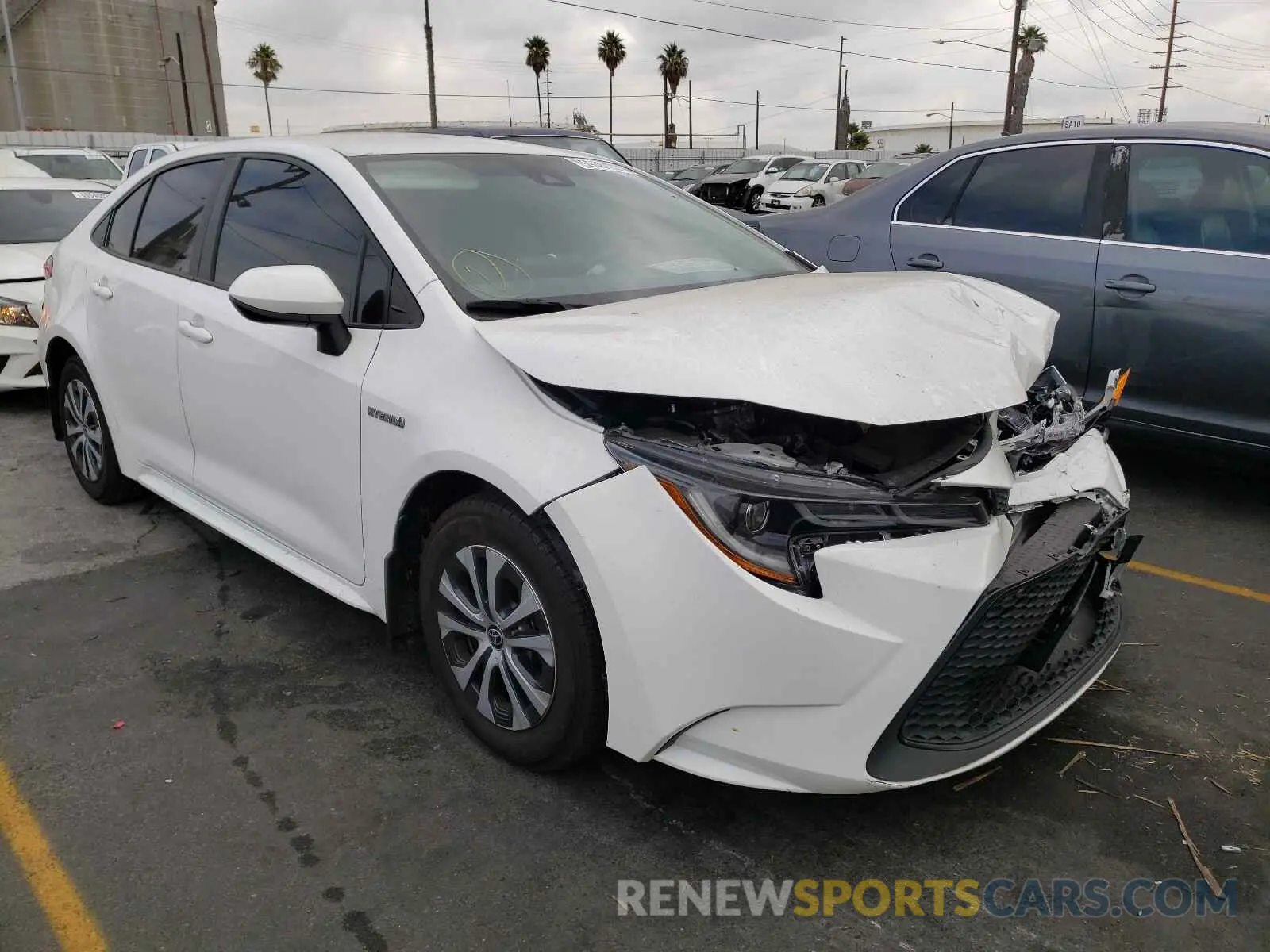 1 fotografías del automóvil dañado JTDEBRBE7LJ009385 TOYOTA COROLLA 2020