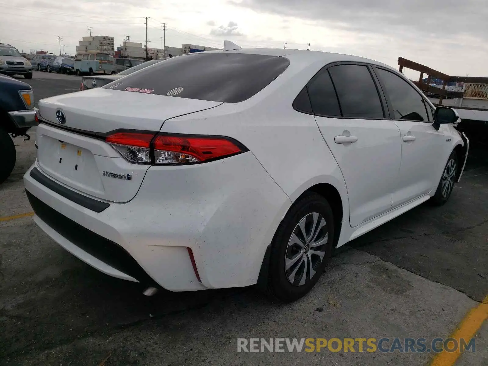 4 fotografías del automóvil dañado JTDEBRBE7LJ009385 TOYOTA COROLLA 2020