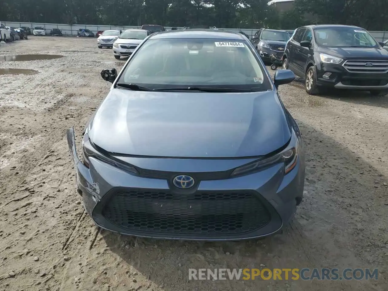 5 fotografías del automóvil dañado JTDEBRBE7LJ010262 TOYOTA COROLLA 2020