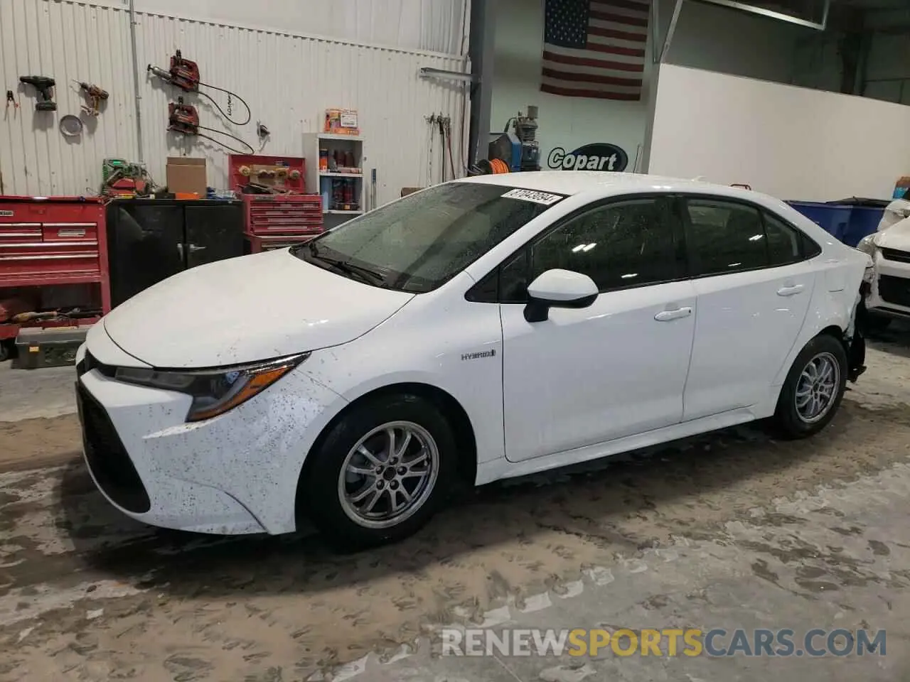1 fotografías del automóvil dañado JTDEBRBE7LJ016109 TOYOTA COROLLA 2020