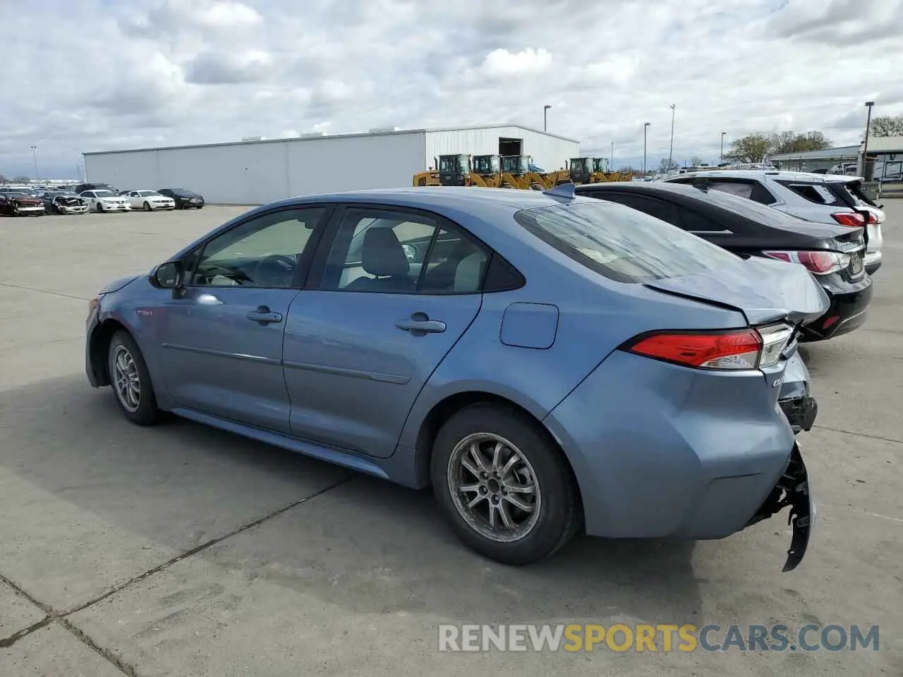 2 fotografías del automóvil dañado JTDEBRBE7LJ016367 TOYOTA COROLLA 2020