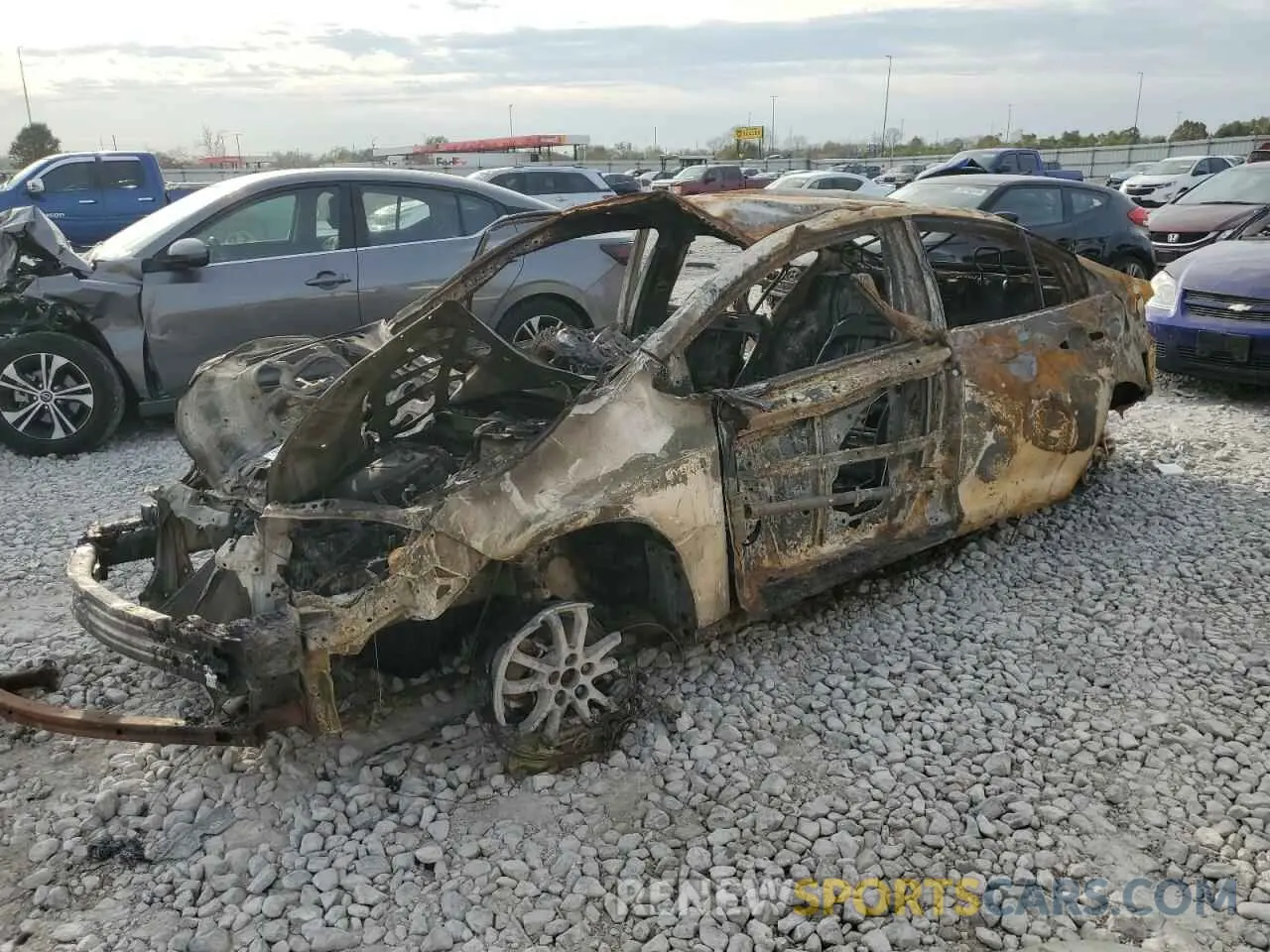 1 fotografías del automóvil dañado JTDEBRBE7LJ019592 TOYOTA COROLLA 2020