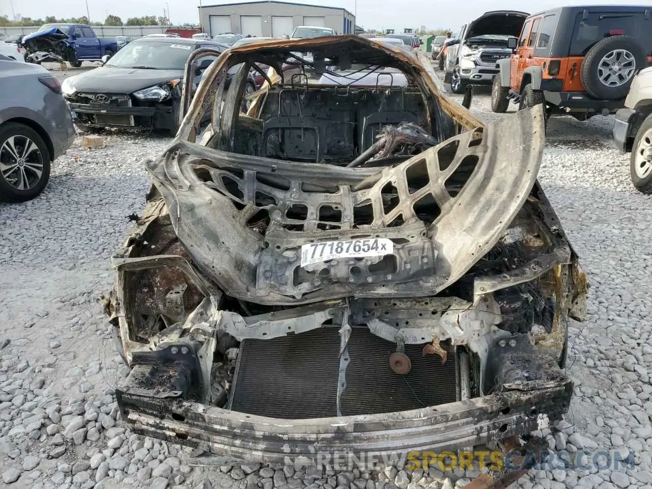 5 fotografías del automóvil dañado JTDEBRBE7LJ019592 TOYOTA COROLLA 2020