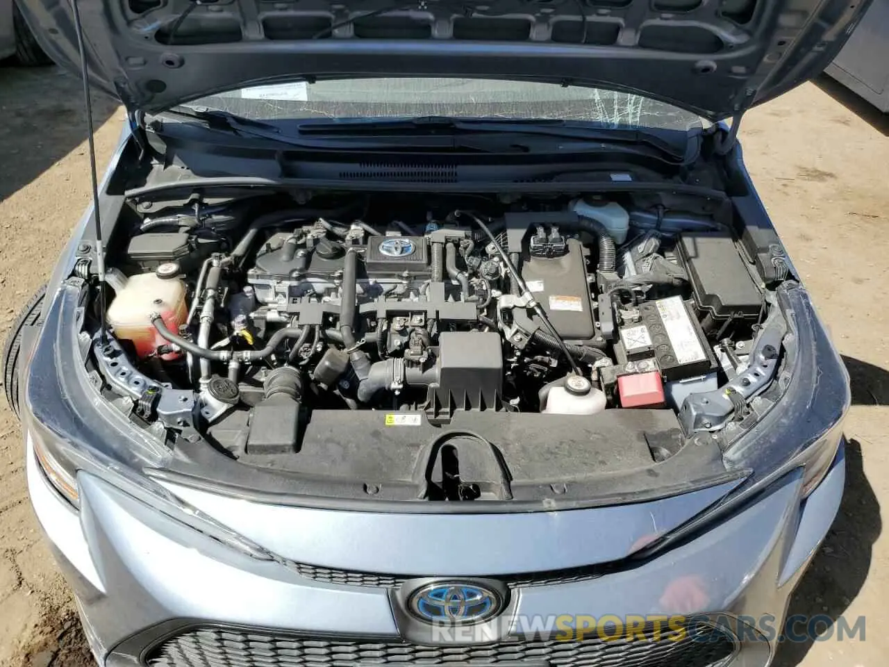 11 fotografías del automóvil dañado JTDEBRBE7LJ024064 TOYOTA COROLLA 2020