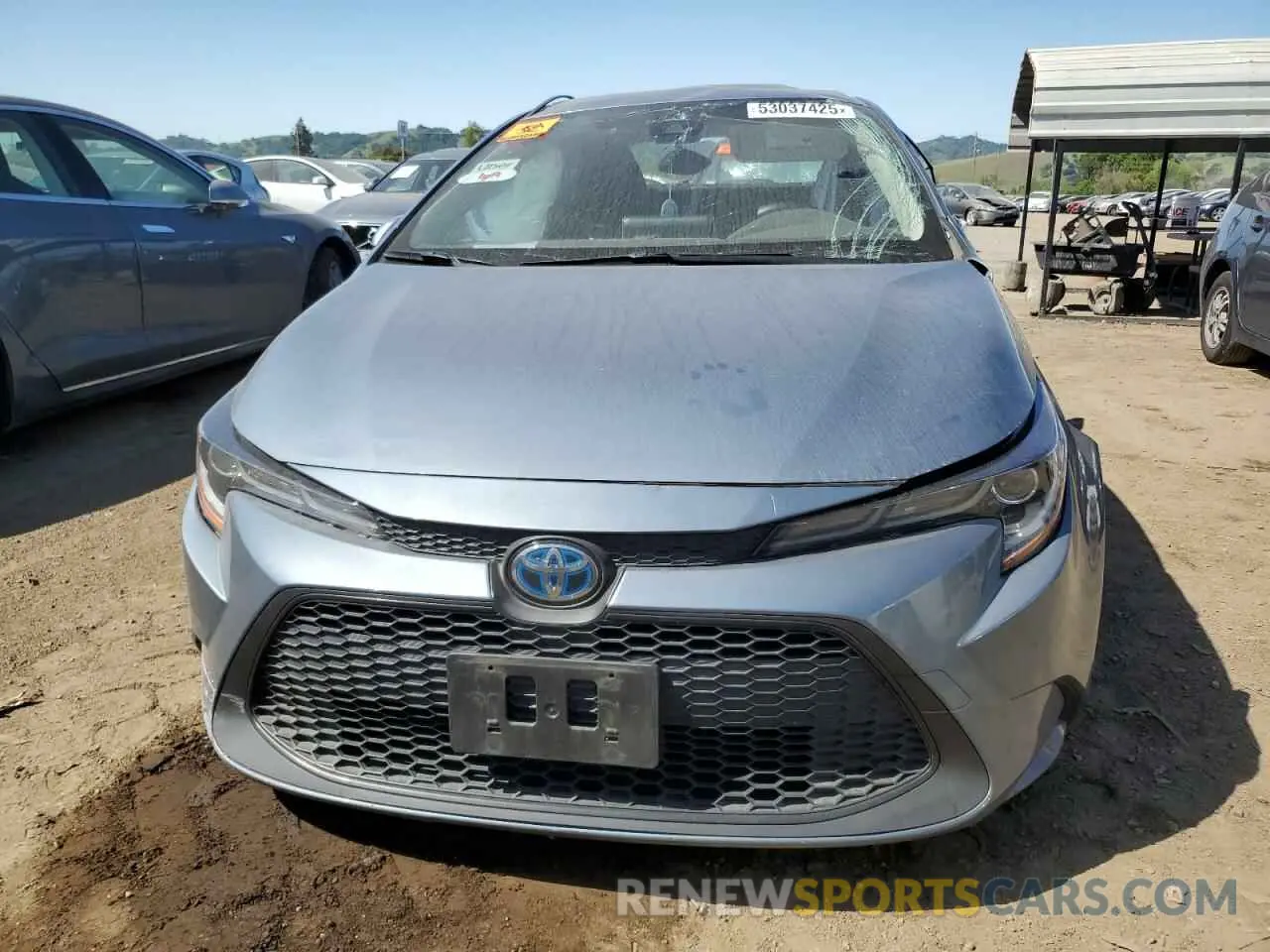 5 fotografías del automóvil dañado JTDEBRBE7LJ024064 TOYOTA COROLLA 2020