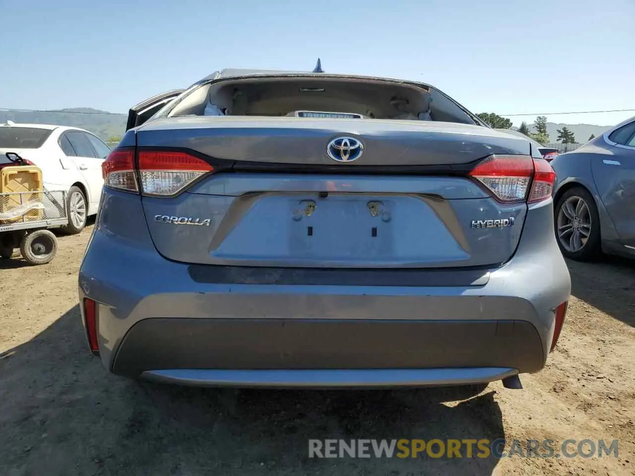6 fotografías del automóvil dañado JTDEBRBE7LJ024064 TOYOTA COROLLA 2020