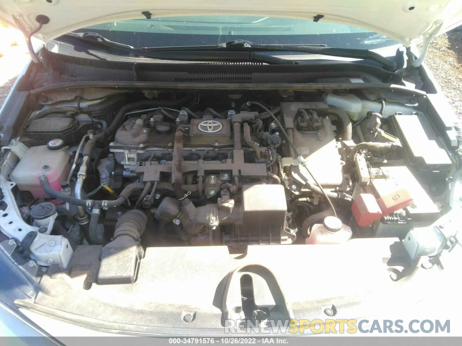 10 fotografías del automóvil dañado JTDEBRBE7LJ028289 TOYOTA COROLLA 2020