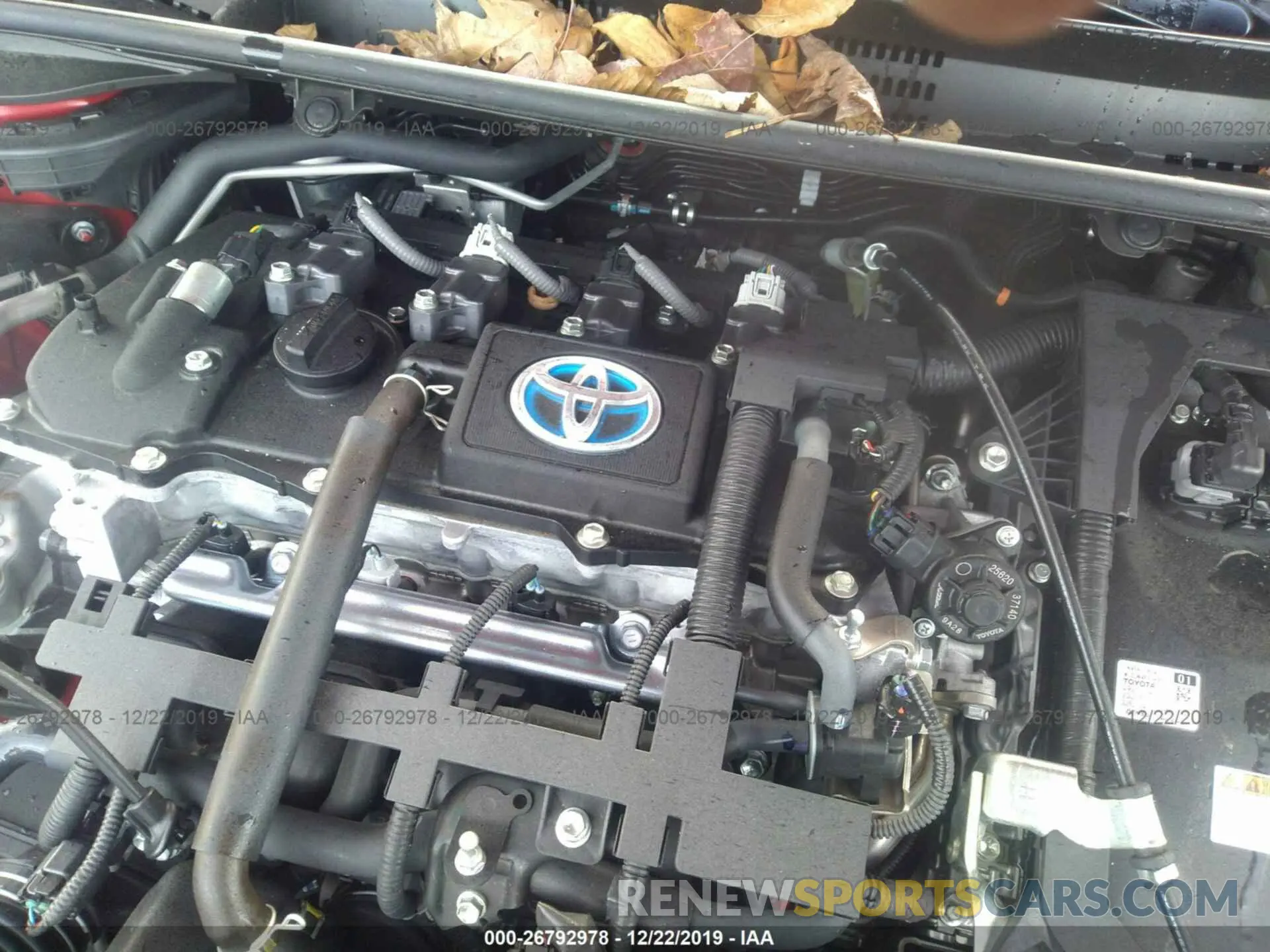 10 fotografías del automóvil dañado JTDEBRBE8LJ002168 TOYOTA COROLLA 2020