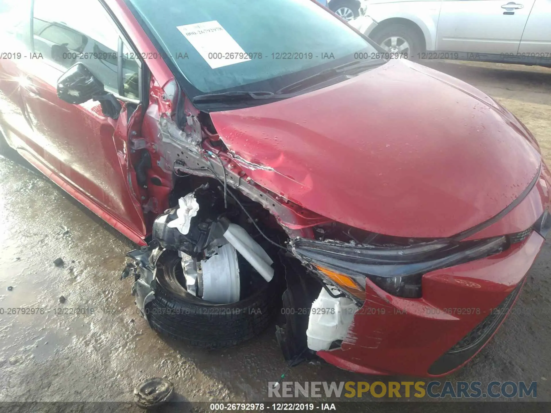 6 fotografías del automóvil dañado JTDEBRBE8LJ002168 TOYOTA COROLLA 2020