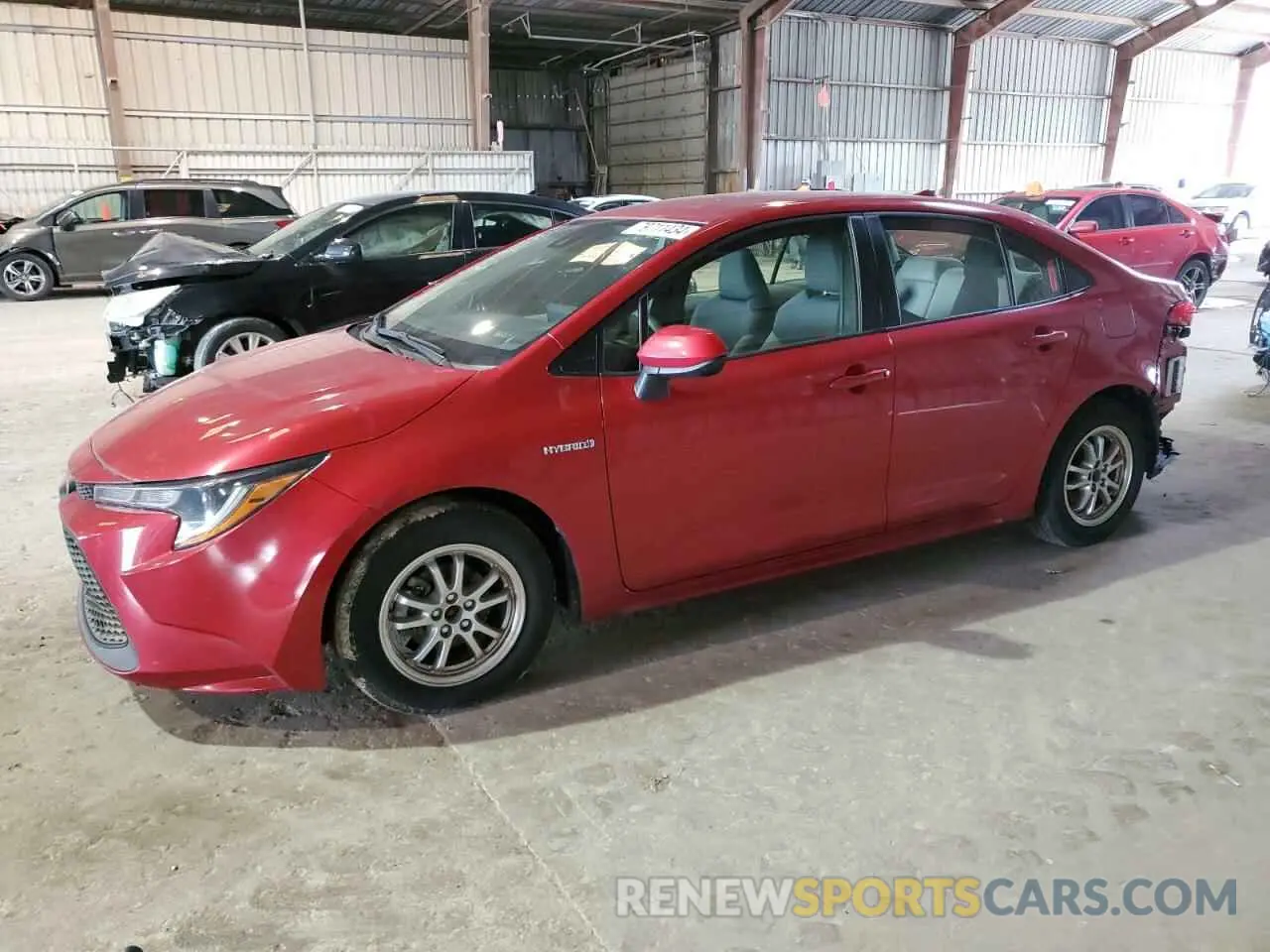 1 fotografías del automóvil dañado JTDEBRBE8LJ002624 TOYOTA COROLLA 2020