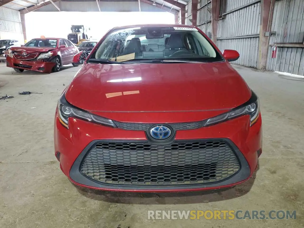 5 fotografías del automóvil dañado JTDEBRBE8LJ002624 TOYOTA COROLLA 2020