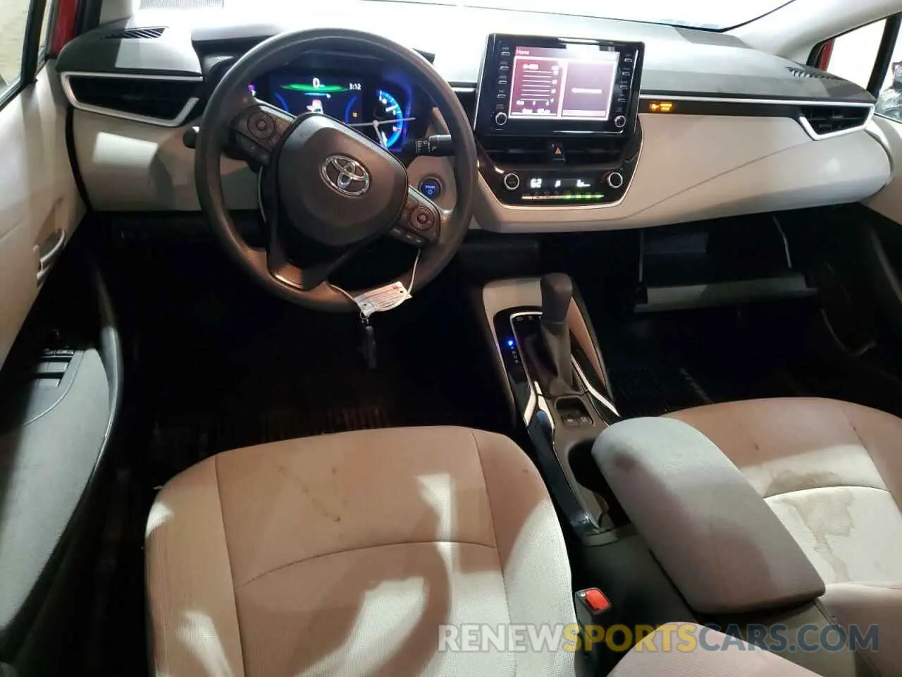 8 fotografías del automóvil dañado JTDEBRBE8LJ002624 TOYOTA COROLLA 2020