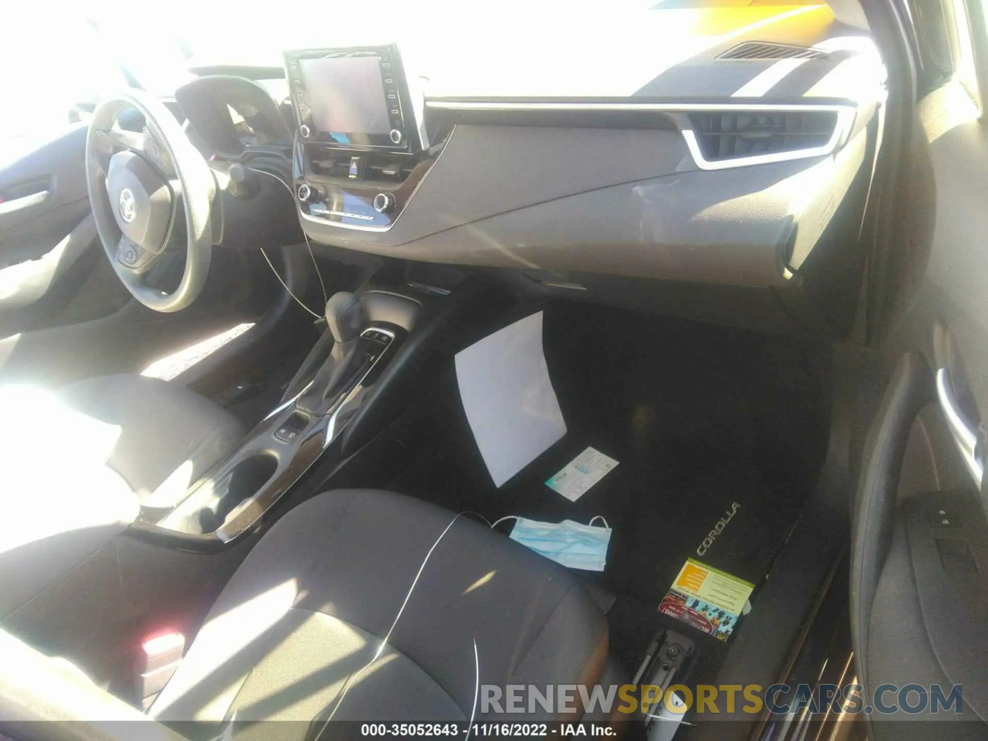5 fotografías del automóvil dañado JTDEBRBE8LJ005331 TOYOTA COROLLA 2020