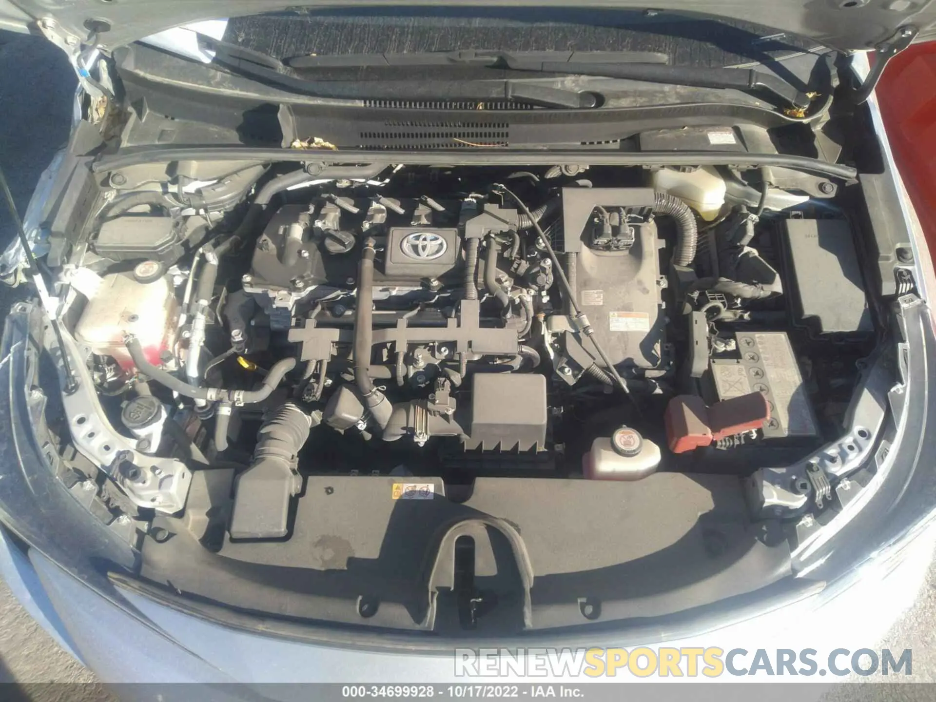 10 fotografías del automóvil dañado JTDEBRBE8LJ007726 TOYOTA COROLLA 2020