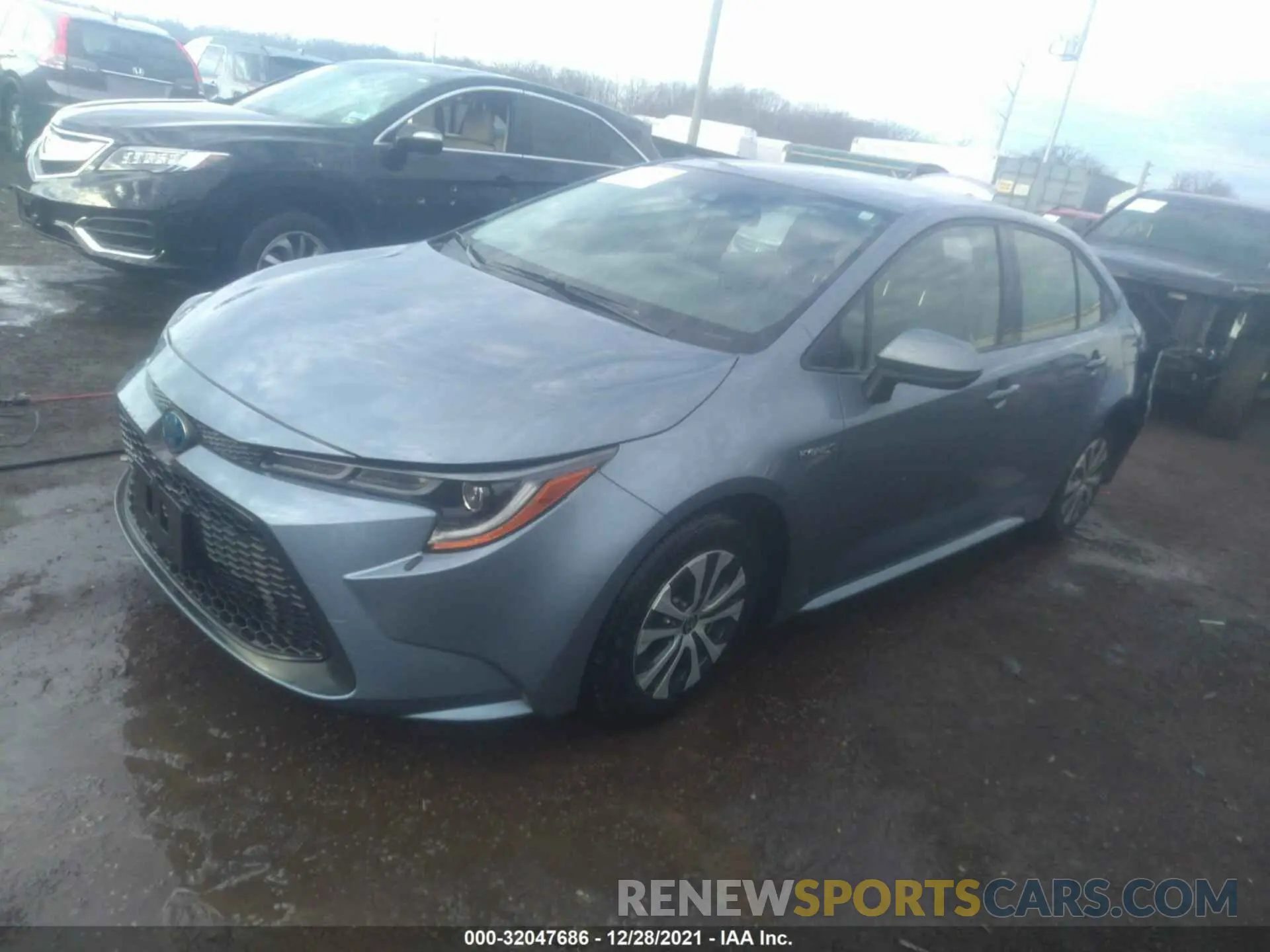 2 fotografías del automóvil dañado JTDEBRBE8LJ011050 TOYOTA COROLLA 2020
