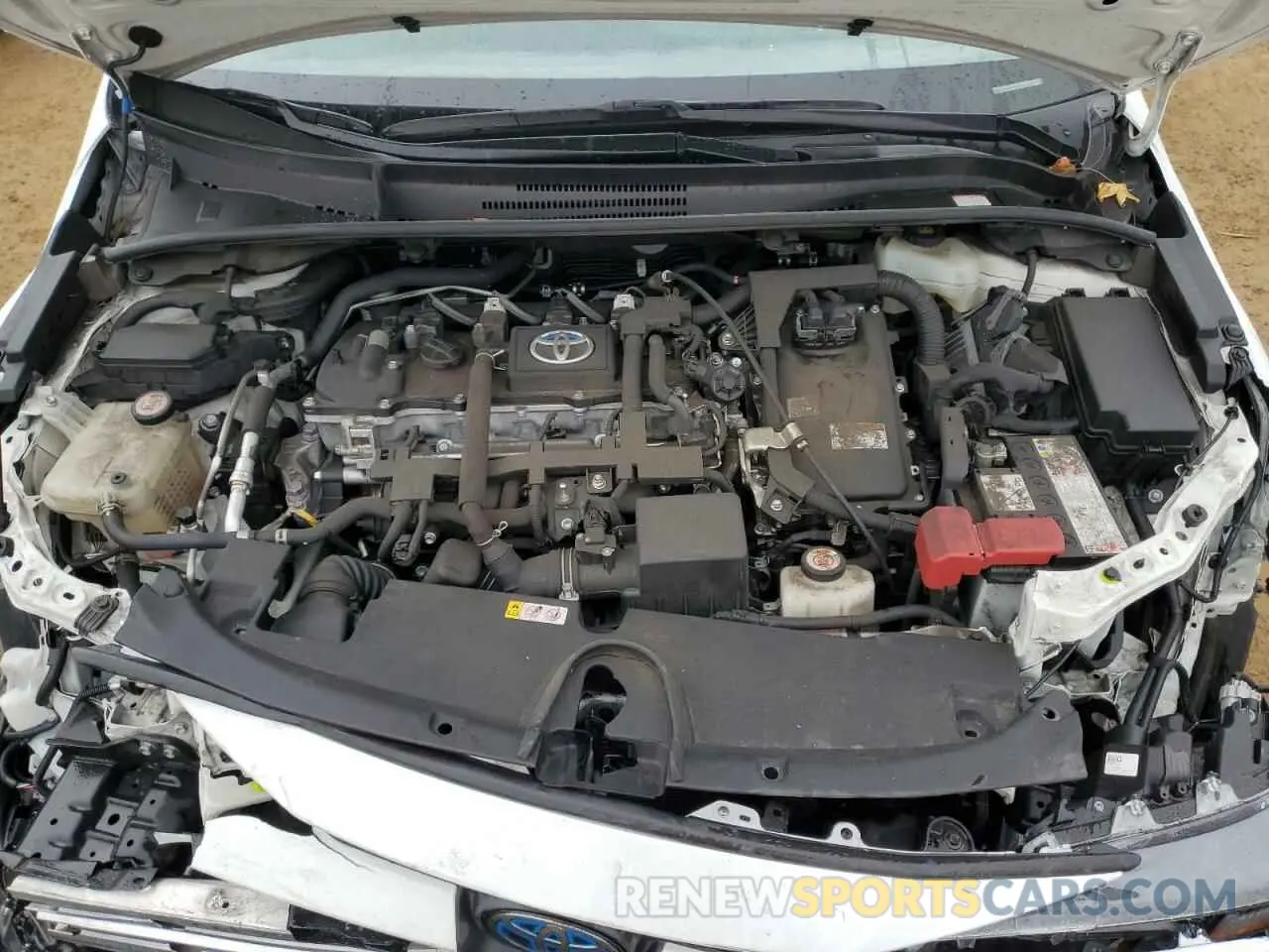 11 fotografías del automóvil dañado JTDEBRBE8LJ019231 TOYOTA COROLLA 2020