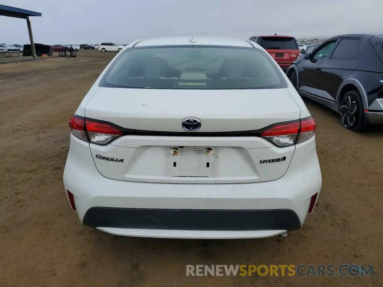 6 fotografías del automóvil dañado JTDEBRBE8LJ019231 TOYOTA COROLLA 2020