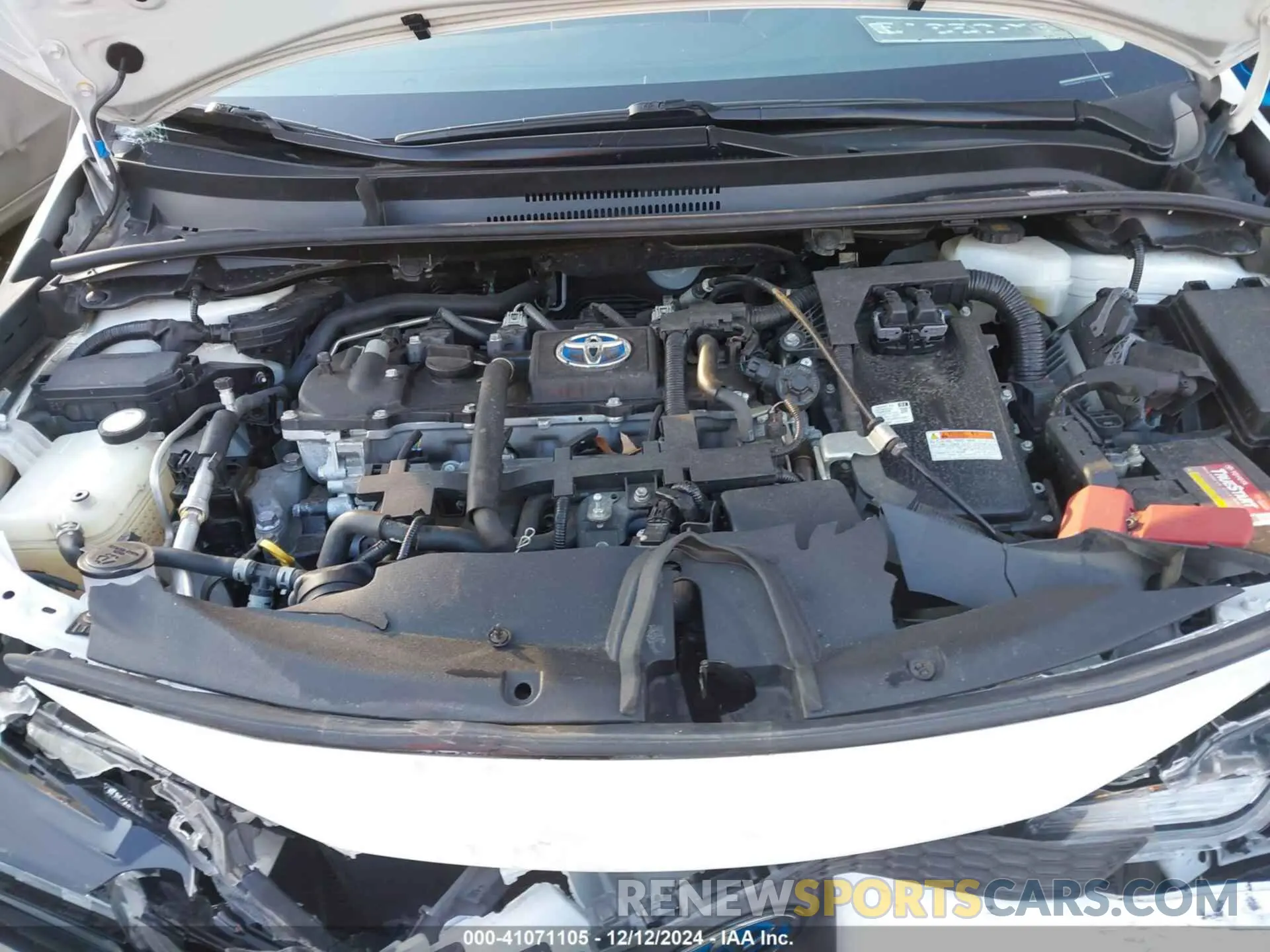 10 fotografías del automóvil dañado JTDEBRBE8LJ019620 TOYOTA COROLLA 2020