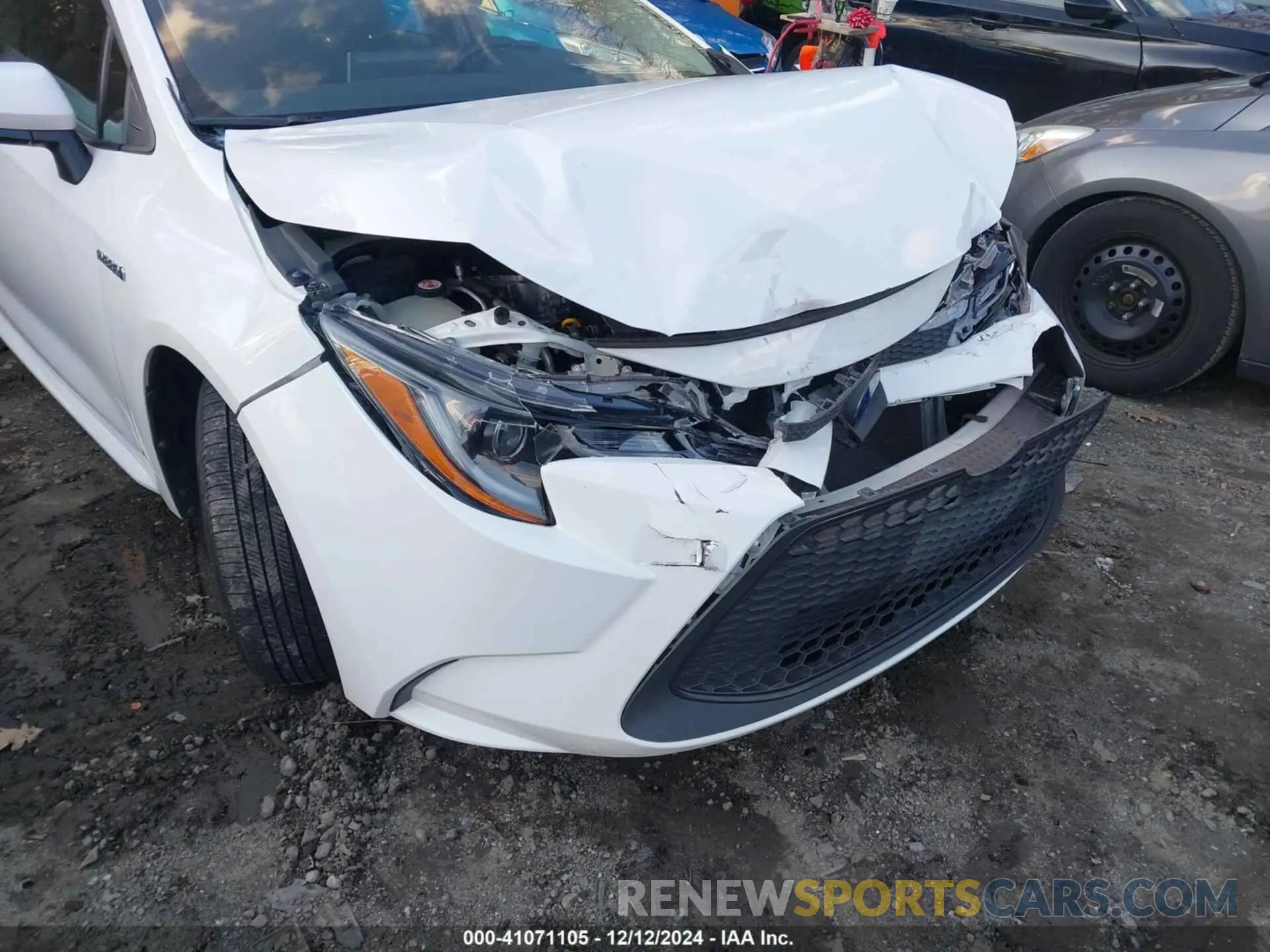 6 fotografías del automóvil dañado JTDEBRBE8LJ019620 TOYOTA COROLLA 2020