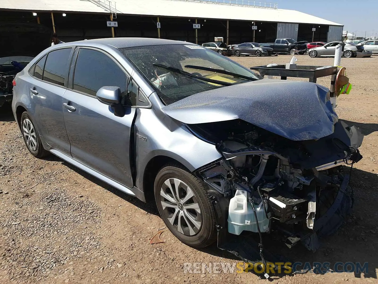 1 fotografías del automóvil dañado JTDEBRBE8LJ019780 TOYOTA COROLLA 2020