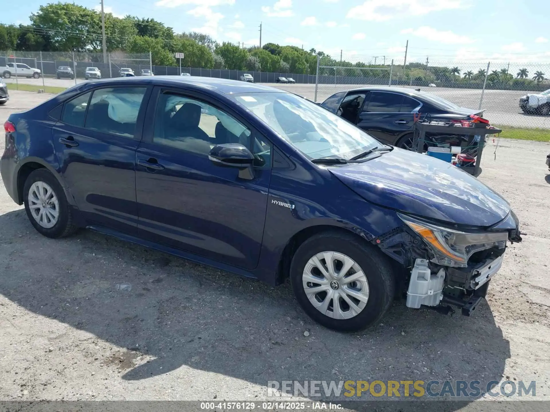 1 fotografías del automóvil dañado JTDEBRBE8LJ031556 TOYOTA COROLLA 2020