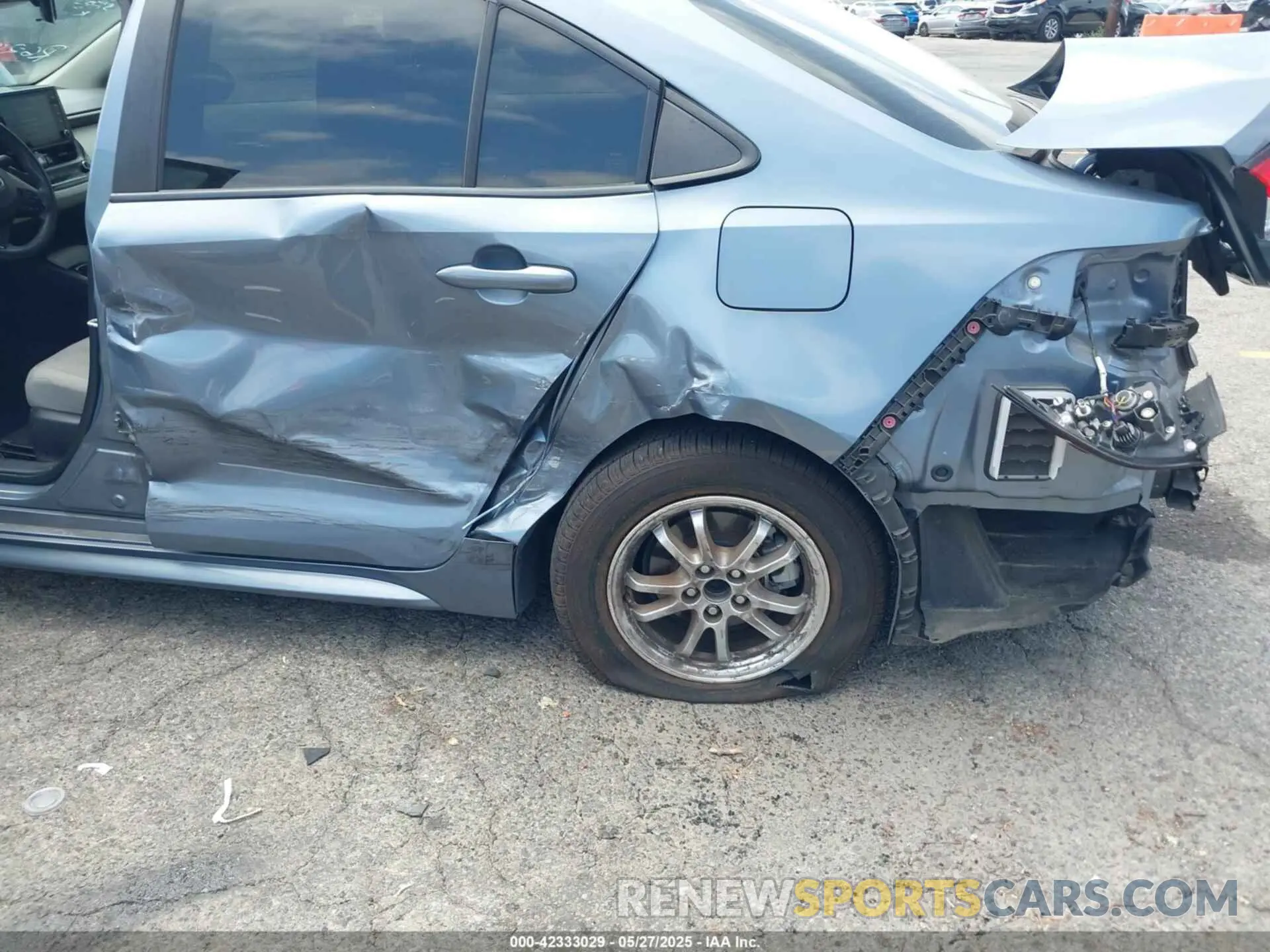 6 fotografías del automóvil dañado JTDEBRBE9LJ000512 TOYOTA COROLLA 2020