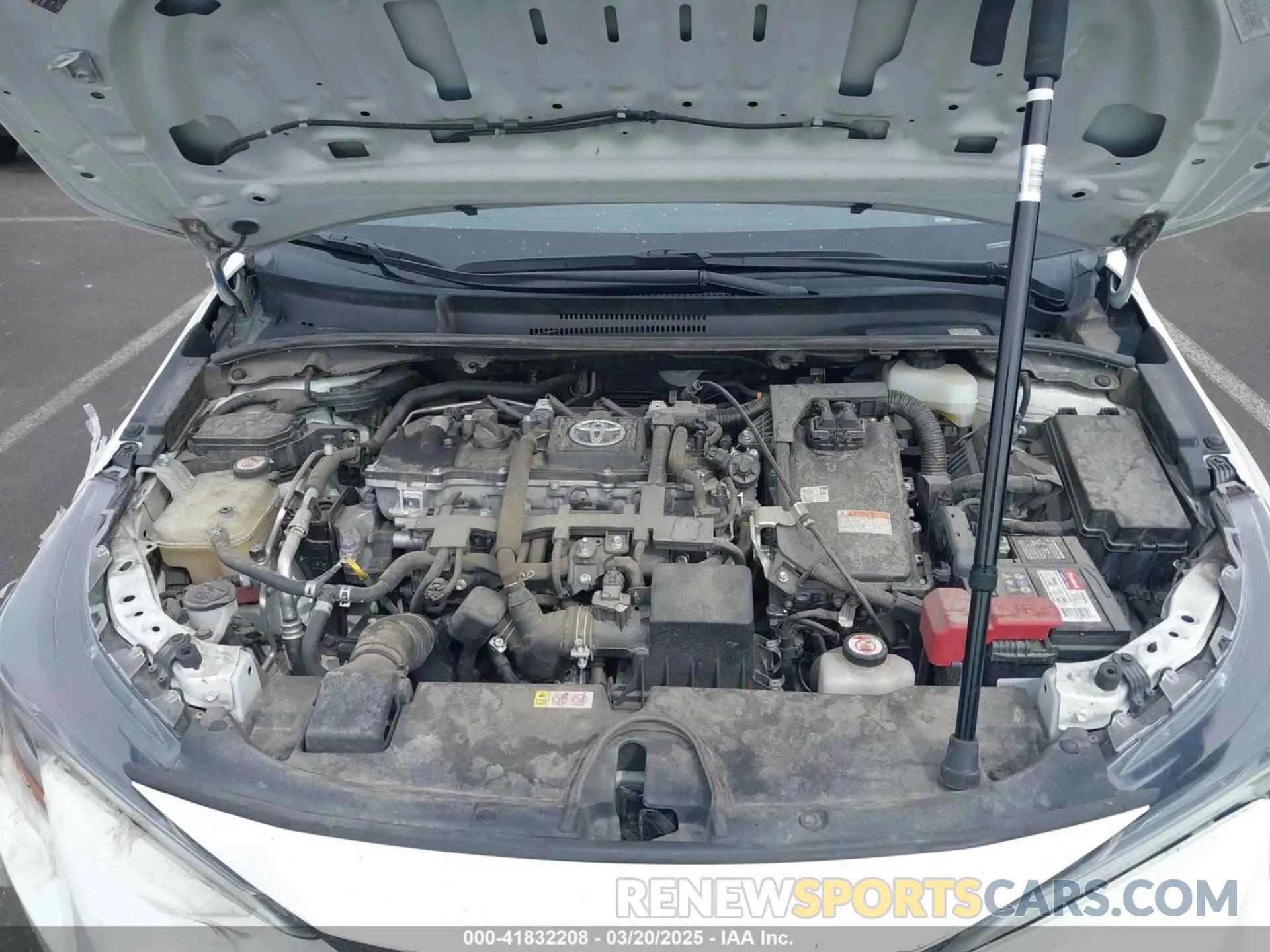 10 fotografías del automóvil dañado JTDEBRBE9LJ000655 TOYOTA COROLLA 2020
