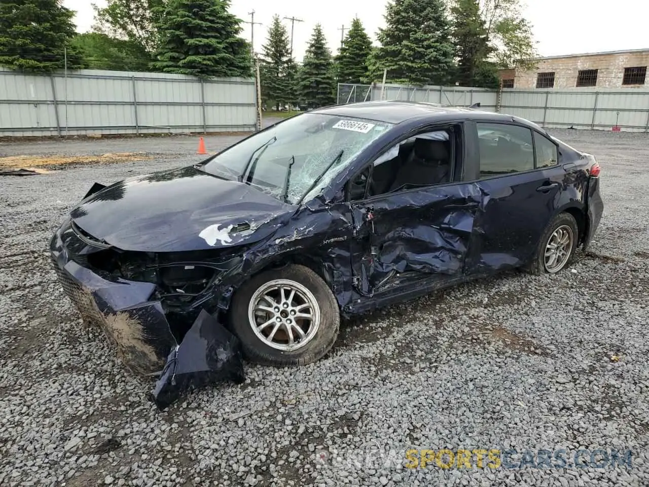 1 fotografías del automóvil dañado JTDEBRBE9LJ003619 TOYOTA COROLLA 2020