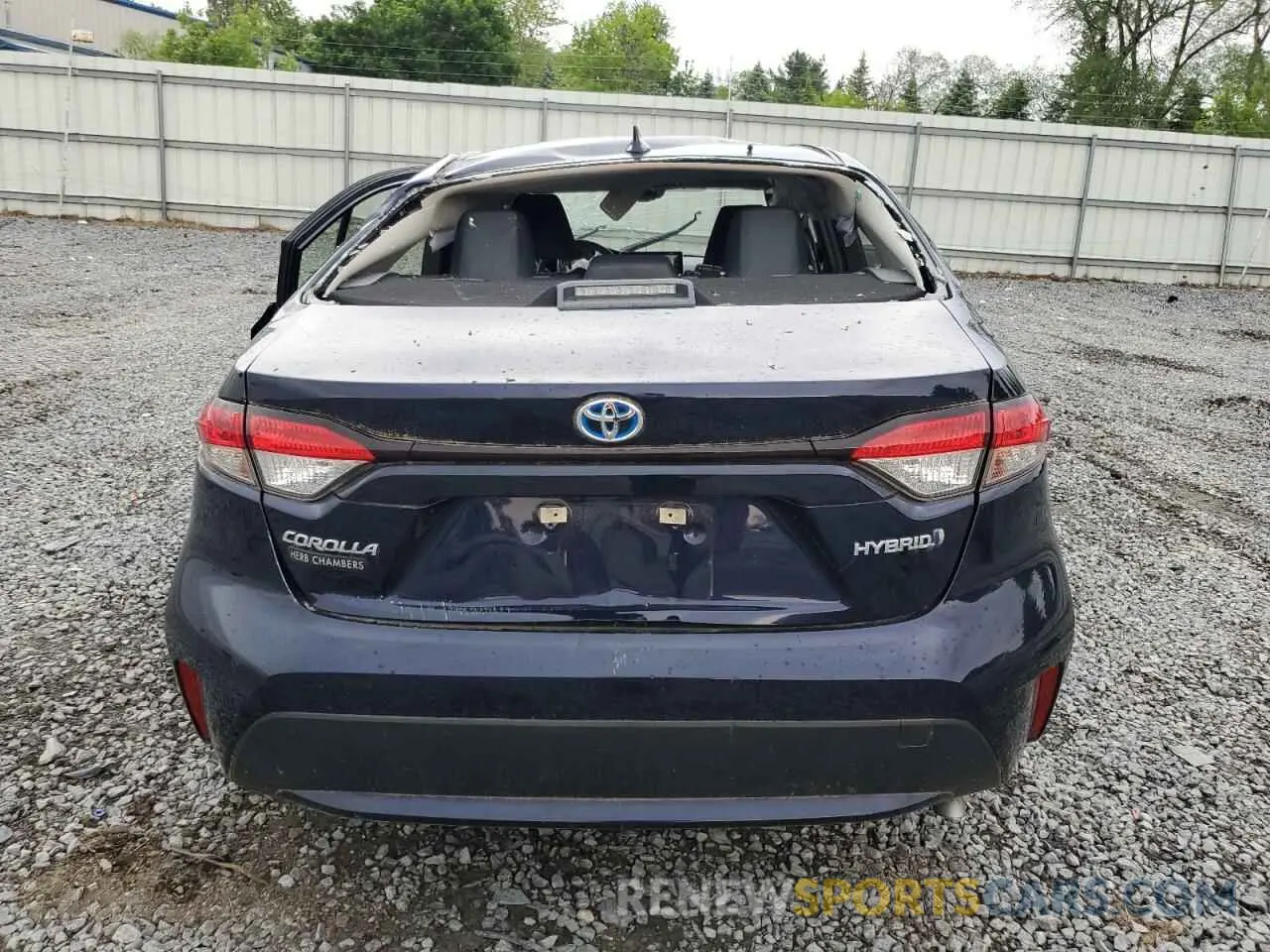 6 fotografías del automóvil dañado JTDEBRBE9LJ003619 TOYOTA COROLLA 2020