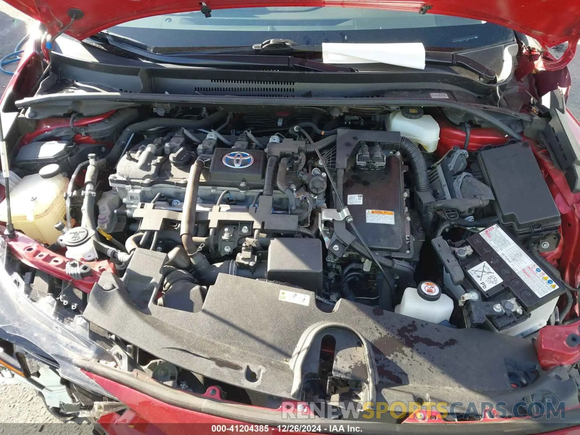 10 fotografías del automóvil dañado JTDEBRBE9LJ005290 TOYOTA COROLLA 2020