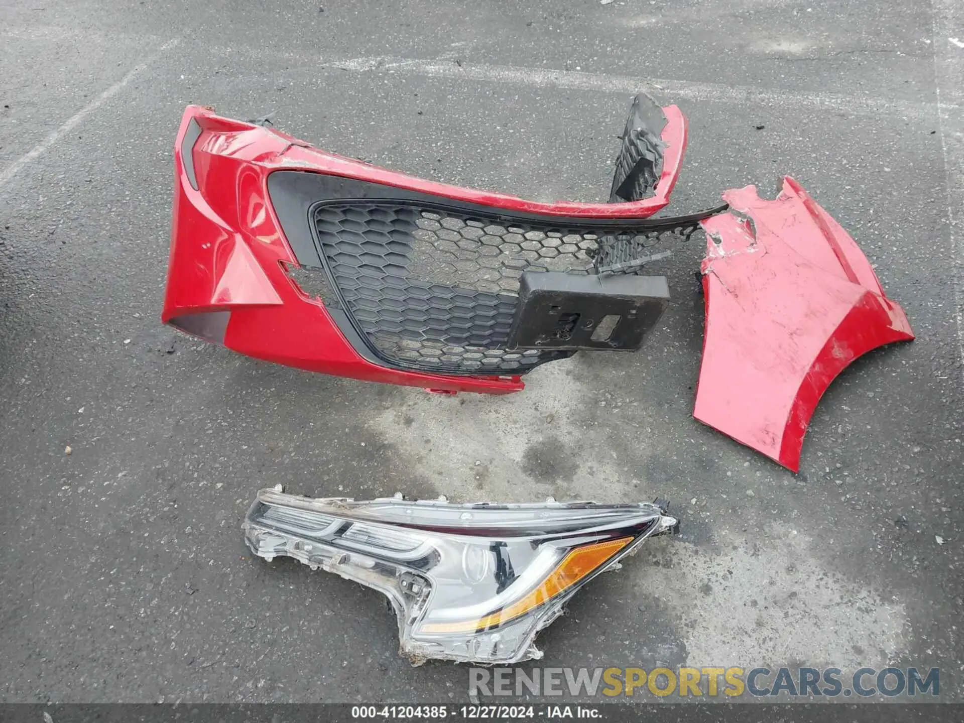 11 fotografías del automóvil dañado JTDEBRBE9LJ005290 TOYOTA COROLLA 2020