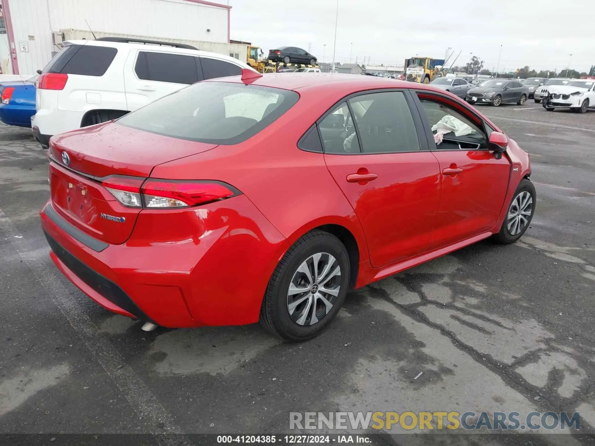 4 fotografías del automóvil dañado JTDEBRBE9LJ005290 TOYOTA COROLLA 2020